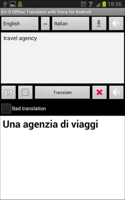 En-It Free Offline Translator android App screenshot 0