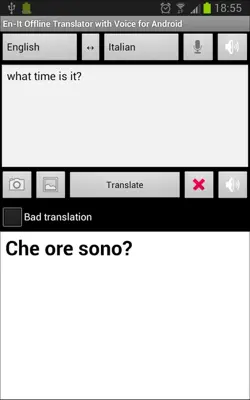 En-It Free Offline Translator android App screenshot 1